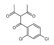 3-(2,4-dichlorobenzoyl)pentane-2,4-dione结构式