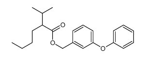 (3-phenoxyphenyl)methyl 2-propan-2-ylhexanoate结构式