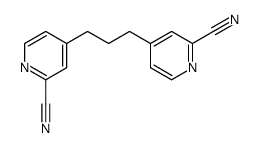 4-[3-(2-cyanopyridin-4-yl)propyl]pyridine-2-carbonitrile Structure