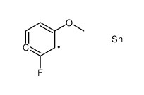 (2-fluoro-4-methoxyphenyl)-trimethylstannane结构式