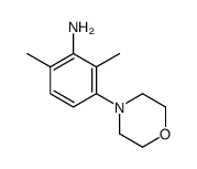 2,6-dimethyl-3-morpholin-4-ylaniline Structure