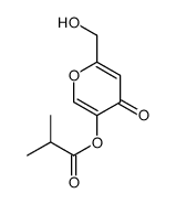 [6-(hydroxymethyl)-4-oxopyran-3-yl] 2-methylpropanoate结构式