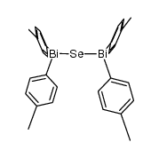 bis[bis(4-methylphenyl)bismuthino]selenide结构式