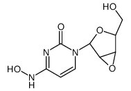 4-(hydroxyamino)-1-[(2R,4R)-4-(hydroxymethyl)-3,6-dioxabicyclo[3.1.0]hexan-2-yl]pyrimidin-2-one Structure