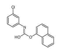 naphthalen-1-yl N-(3-chlorophenyl)carbamate结构式