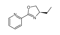 (R)-(+)-4-ethyl-2-(2-pyridinyl)-2-oxazoline Structure