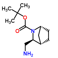 2-Methyl-2-propanyl (1R,3S,4S)-3-(aminomethyl)-2-azabicyclo[2.2.1]heptane-2-carboxylate picture