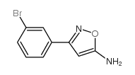 3-(3-溴苯基)-5-氨基异噁唑结构式