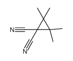 2,2,3,3-Tetramethyl-1,1-cyclopropanedicarbonitrile结构式