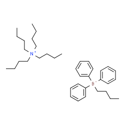 Tetrabutylammonium butyltriphenylborate structure
