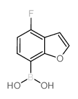 4-氟苯并呋喃-7-硼酸结构式