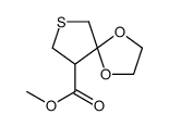 methyl 1,4-dioxa-7-thiaspiro[4.4]nonane-9-carboxylate结构式