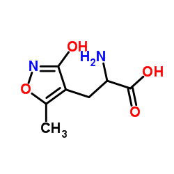 3-(3-Hydroxy-5-methyl-1,2-oxazol-4-yl)(1,2-13C2,15N)alanine Structure