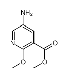 5-Amino-2-Methoxy-nicotinic acid Methyl ester Structure