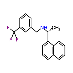 (R)-1-(Naphthalen-1-Yl)-N-(3-(Trifluoromethyl)Benzyl)Ethan-1-Amine Structure