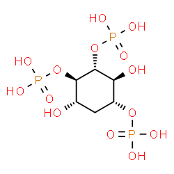 6-deoxyinositol 1,4,5-triphosphate结构式