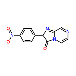 2-(4-Nitrophenyl)imidazo[1,2-a]pyrazin-3(2H)-one Structure