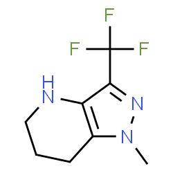 1-METHYL-3-(TRIFLUOROMETHYL)-4,5,6,7-TETRAHYDRO-1HPYRAZOLO[4,3-B]PYRIDINE结构式