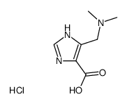 5-Dimethylaminomethylimidazole-4-carboxylic Acid Hydrochloride结构式