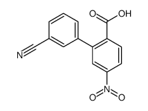 2-(3-cyanophenyl)-4-nitrobenzoic acid结构式