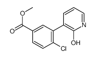 methyl 4-chloro-3-(2-oxo-1H-pyridin-3-yl)benzoate结构式