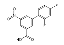 3-(2,4-difluorophenyl)-5-nitrobenzoic acid Structure