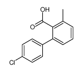 2-(4-chlorophenyl)-6-methylbenzoic acid structure