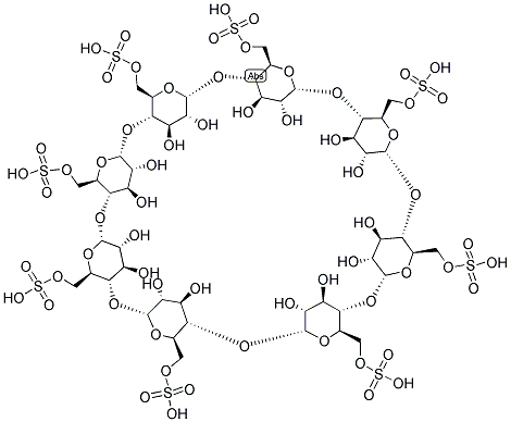 GAMMA-CYCLODEXTRIN SULFATE structure