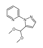 2-(5-(DIMETHOXYMETHYL)-1H-PYRAZOL-1-YL)PYRIDINE结构式