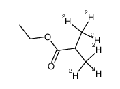 异丁酸乙酯-d6结构式