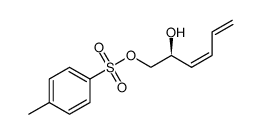 (S,Z)-2-hydroxyhexa-3,5-dienyl 4-methylbenzenesulfonate Structure