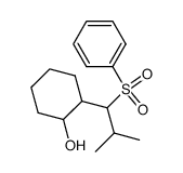 1-(2'-hydroxycyclohexyl)-2-methyl-1-phenlylsulphonylpropane结构式