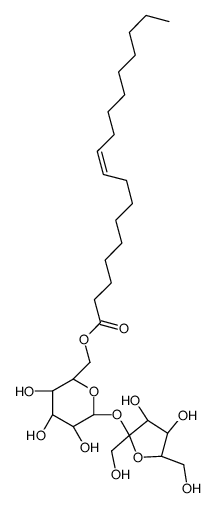 [(2R,3S,4S,5R,6R)-6-[(2S,3S,4S,5R)-3,4-dihydroxy-2,5-bis(hydroxymethyl)oxolan-2-yl]oxy-3,4,5-trihydroxyoxan-2-yl]methyl (Z)-octadec-9-enoate Structure