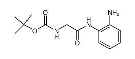 tert-butyl (2-((2-aminophenyl)amino)-2-oxoethyl)carbamate结构式