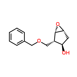(1S,2S,3R,5R)-2-(Benzyloxy)Methyl-6-oxabicyclo[3.1.0]hexan-3-ol structure