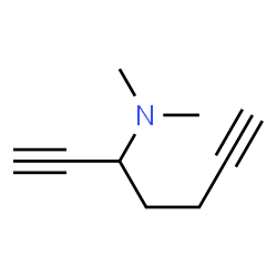 1,6-Heptadiyn-3-amine,N,N-dimethyl-(9CI) structure