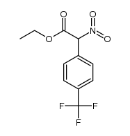 ethyl 2-(4-(trifluoromethyl)phenyl)-2-nitroacetate结构式