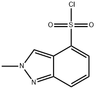 2-Methyl-2H-indazole-4-sulfonyl chloride Structure