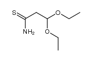 2,2-diethoxyethanethioamide Structure