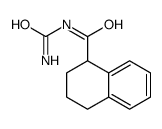 N-carbamoyl-1,2,3,4-tetrahydronaphthalene-1-carboxamide结构式