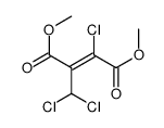 dimethyl 2-chloro-3-(dichloromethyl)but-2-enedioate Structure