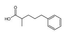 (±)-2-methyl-5-phenylpentanoic acid Structure