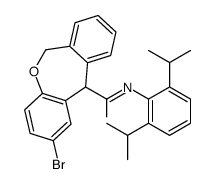 2-bromo-N-[2,6-di(propan-2-yl)phenyl]-6,11-dihydrobenzo[c][1]benzoxepine-11-carboxamide结构式