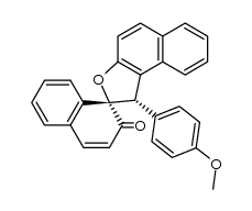 1'-(4-methoxyphenyl)-spiro{naphthalene-1(2H),2'(1'H)-naphtho[2,1-b]furan}-2-one Structure