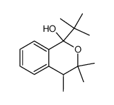 1-tert-Butyl-3,3,4-trimethyl-3,4-dihydro-1H-2-benzopyran-1-ol Structure