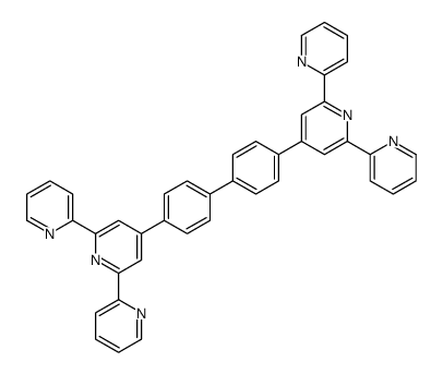 4-[4-[4-(2,6-dipyridin-2-ylpyridin-4-yl)phenyl]phenyl]-2,6-dipyridin-2-ylpyridine structure