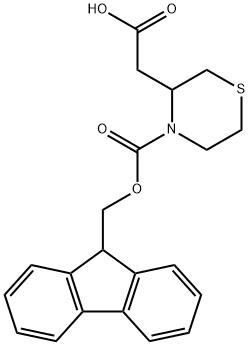 2-(4-{[(9H-芴-9-基)甲氧基]羰基}硫代吗啉-3-基)乙酸图片