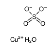 copper(II) sulphate hydrate Structure