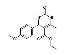 ETHYL 4-(4-METHOXYPHENYL)-6-METHYL-2-OXO-1,2,3,4-TETRAHYDRO-5-PYRIMIDINECARBOXYLATE picture