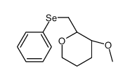 (2R,3S)-3-methoxy-2-(phenylselanylmethyl)oxane结构式